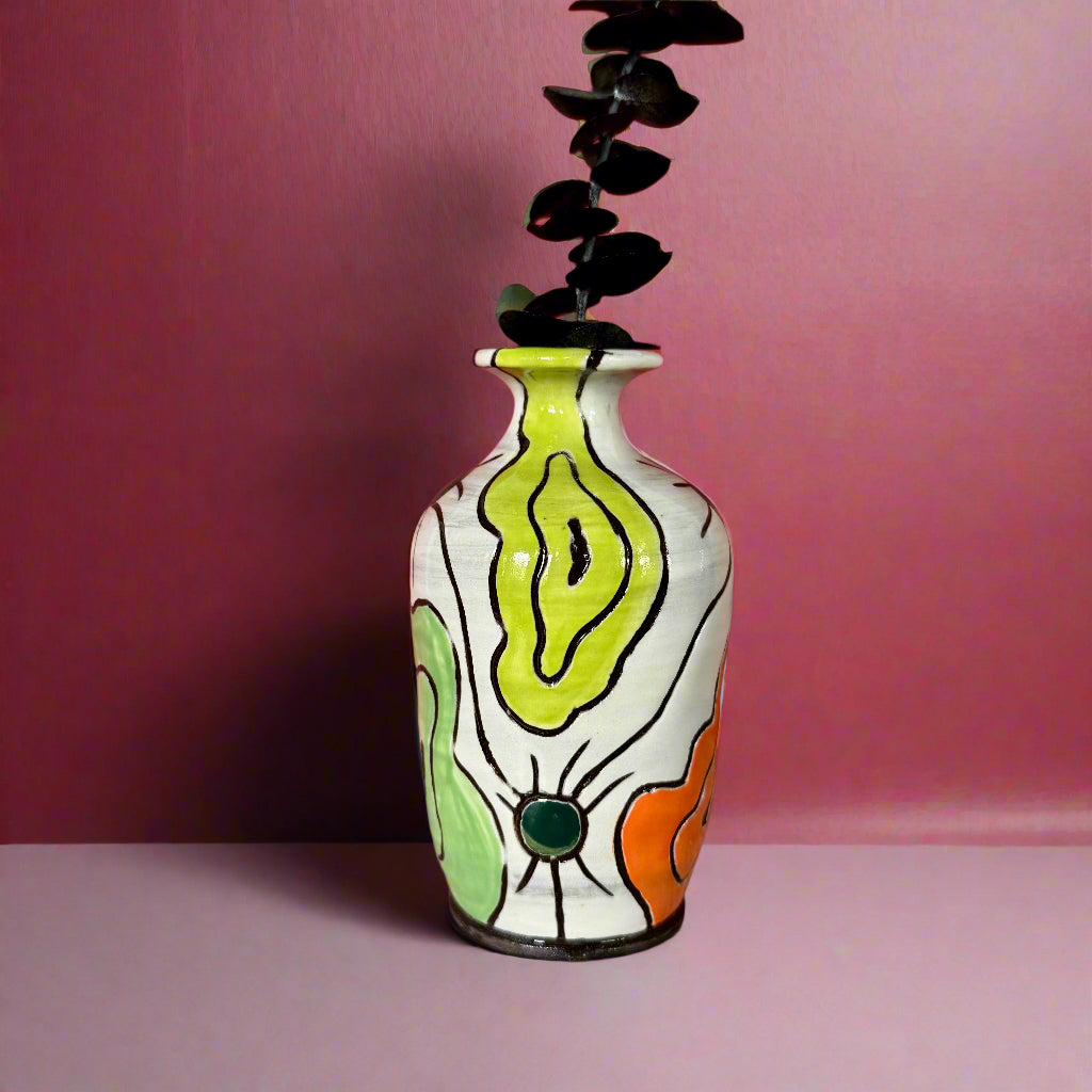 Space Urchin Bud Vase #1