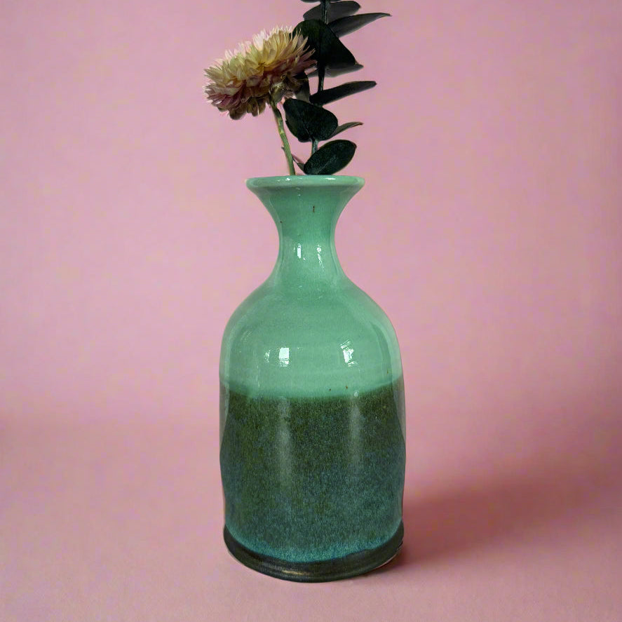 Colorpop Bud Vase - Sea Glass & Jade