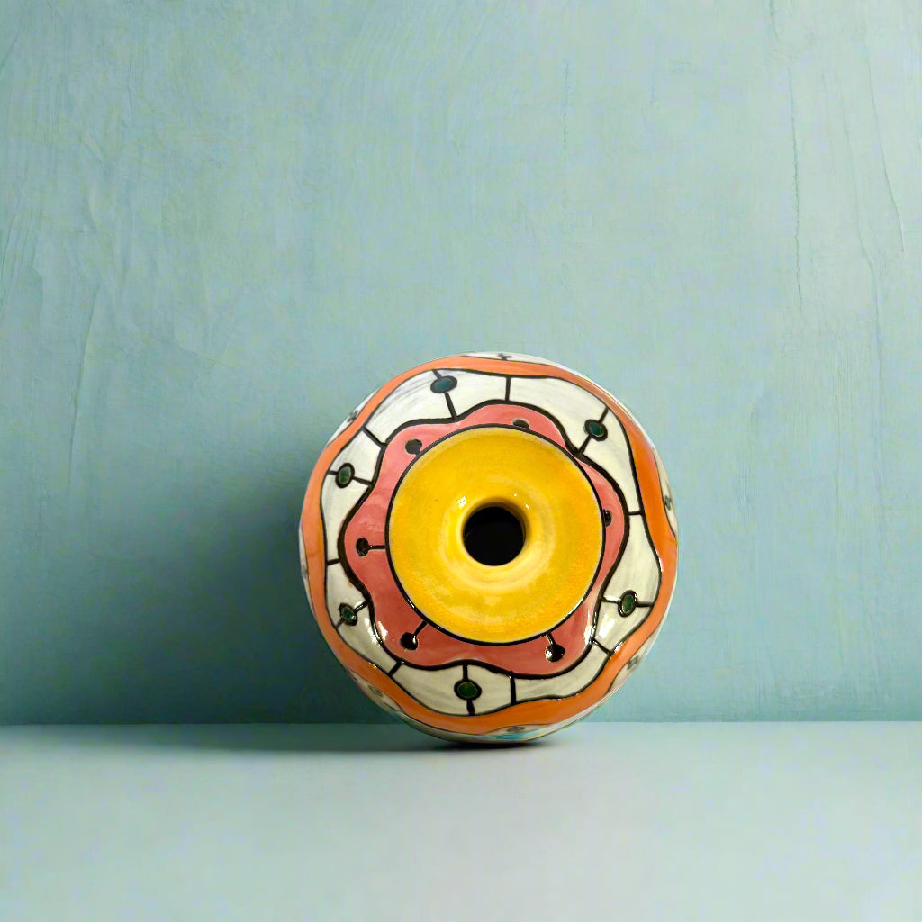Midcentury Maximalist Moon Jar