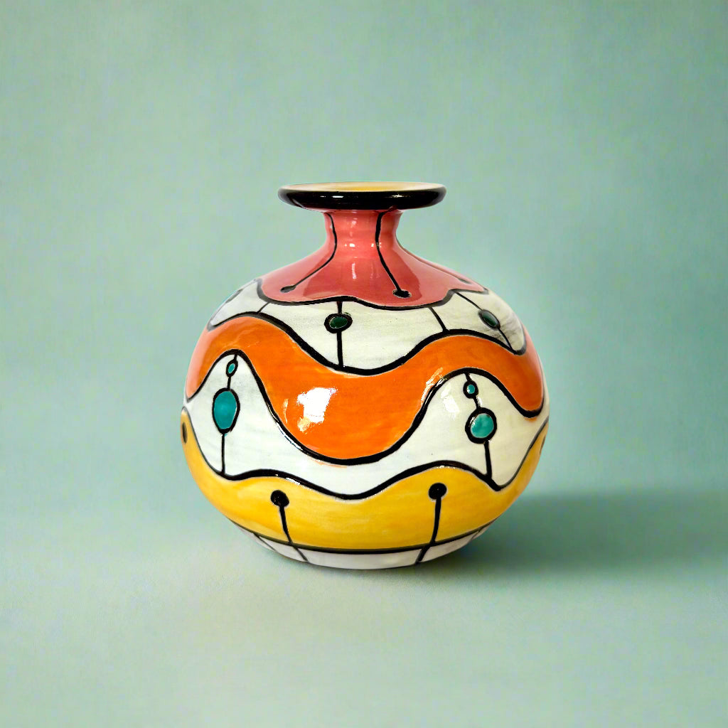 Midcentury Maximalist Moon Jar