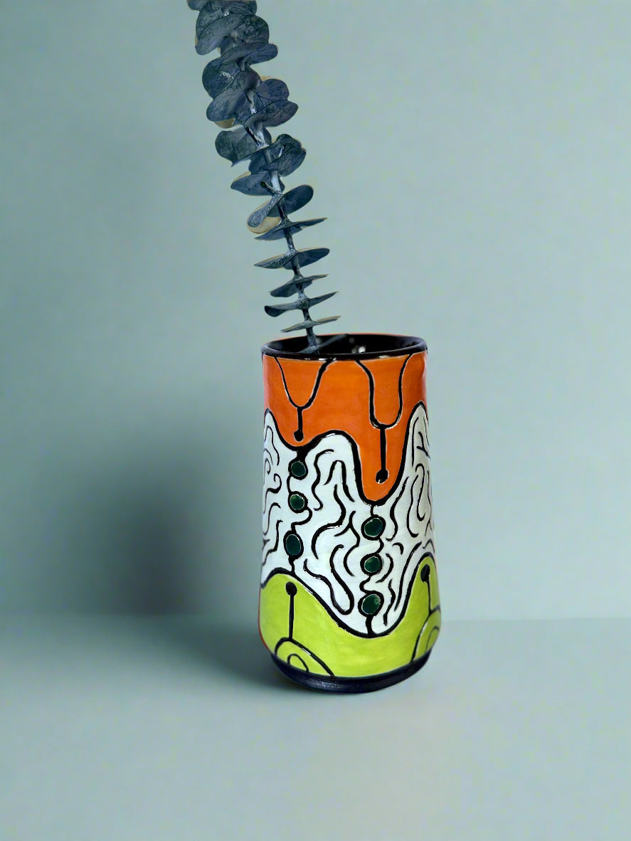 Midcentury Space Urchin Vase #2 - (second)