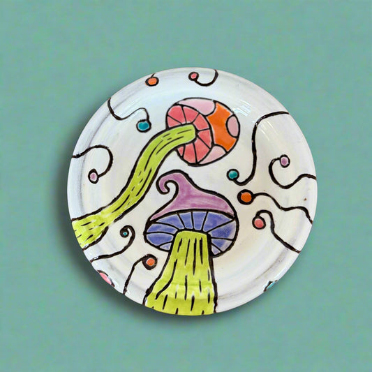 Bubble Plate - Mushrooms