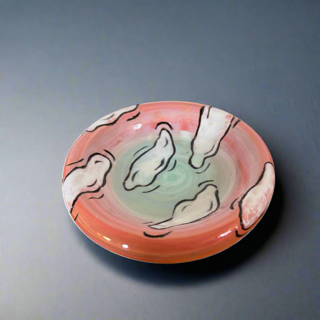 Bubble Plate - Happy Clouds