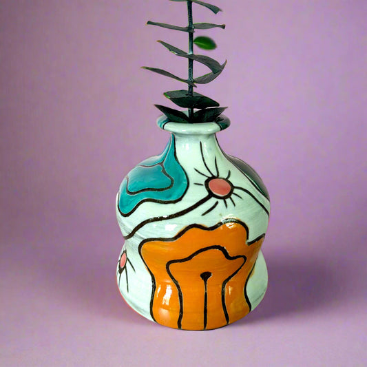 Space Urchin Bud Vase #2