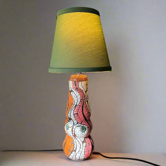 Midcentury Space Urchin Lamp