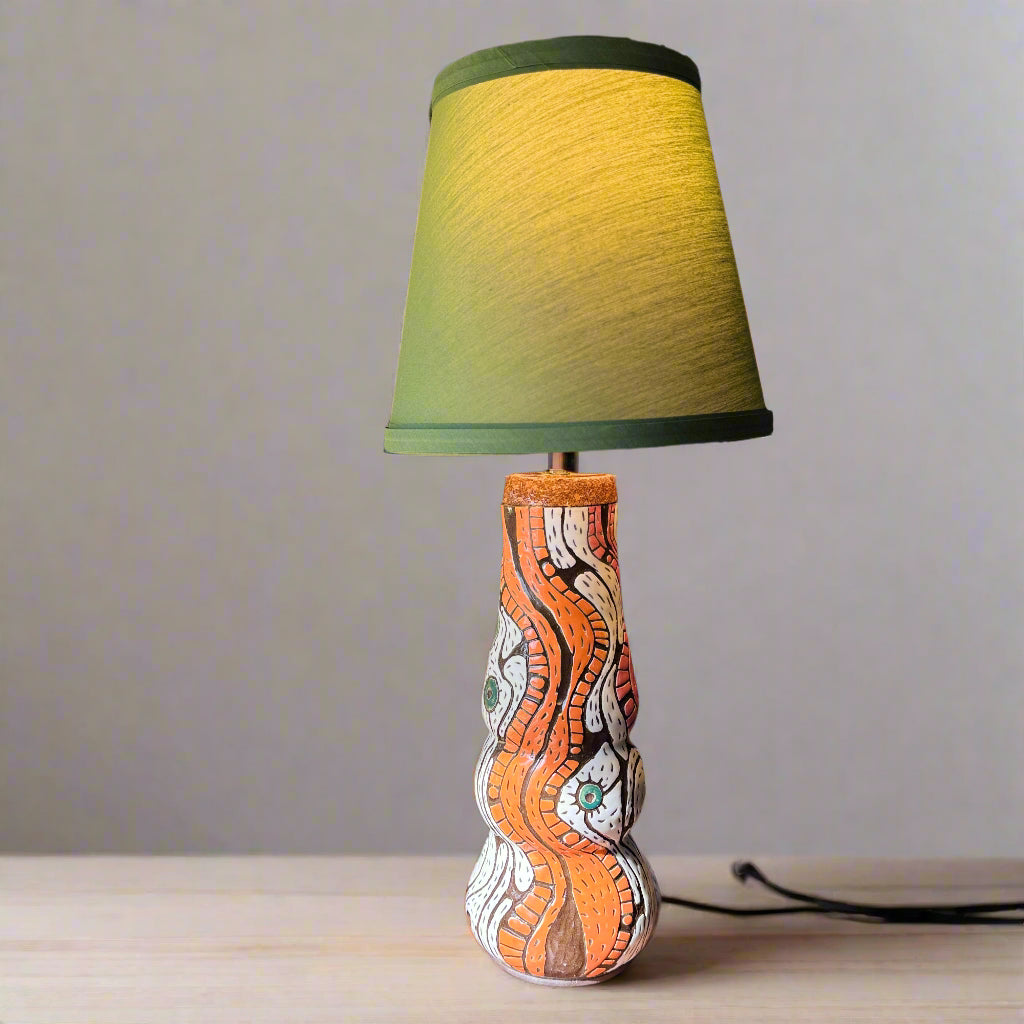 Midcentury Space Urchin Lamp