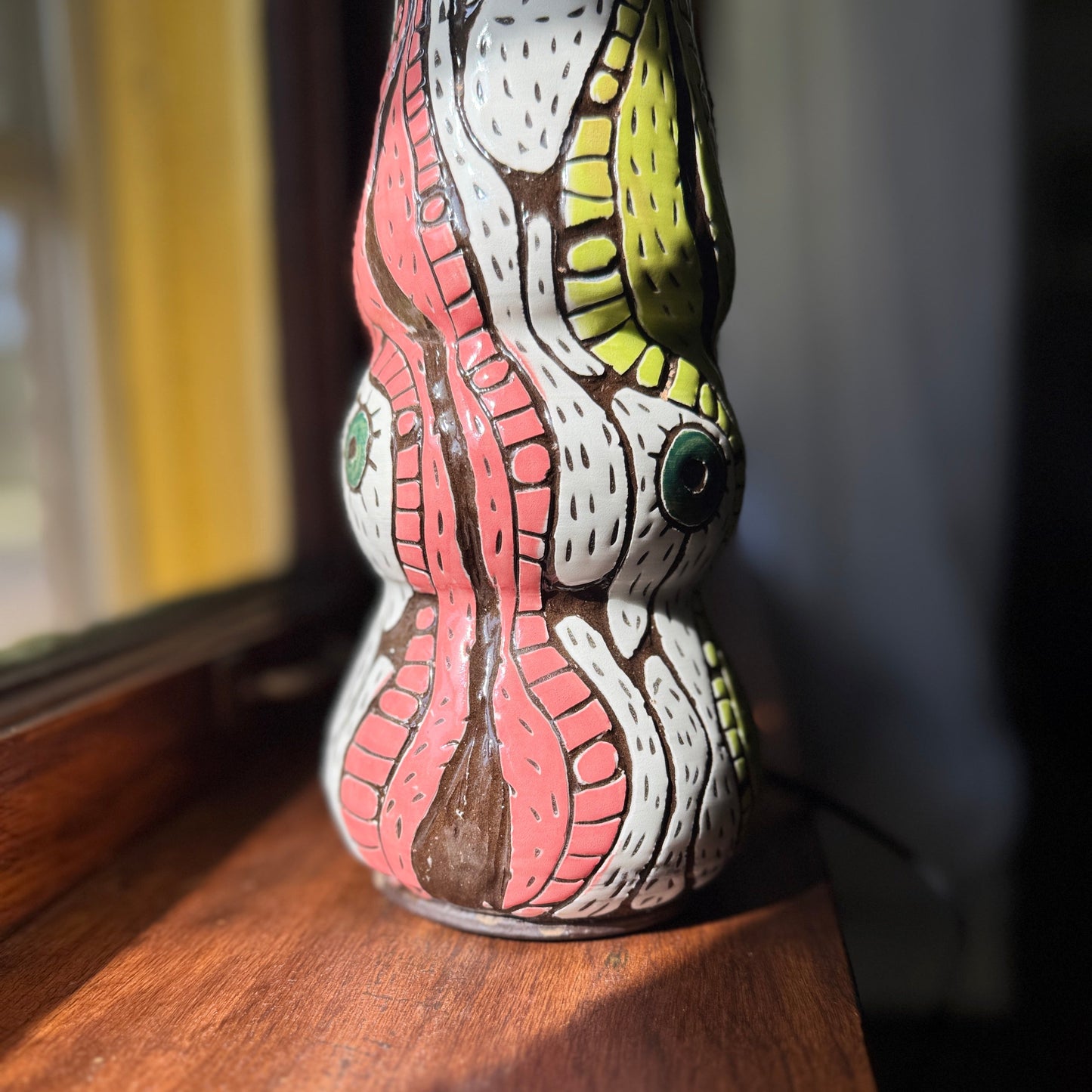 Midcentury Space Urchin Lamp