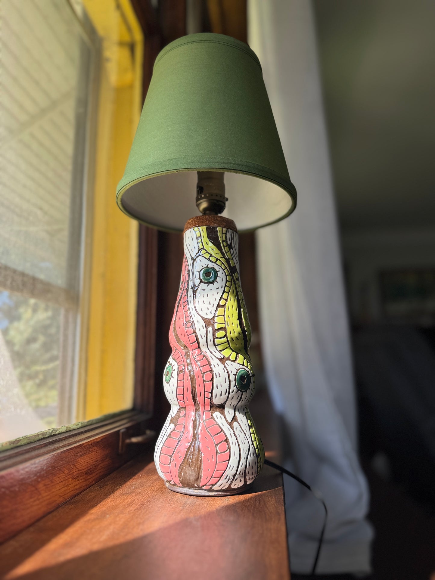 Midcentury Space Urchin Lamp