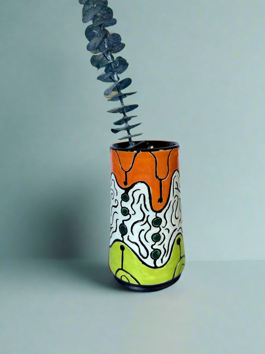 Midcentury Space Urchin Vase #2 - (second)